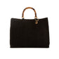 Solid Straw Magnetic Beach Tote Bag