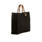 Solid Straw Magnetic Beach Tote Bag