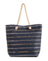 Fashionable Tote Bag with Shiny Accents
