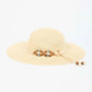 Handcrafted Beaded Straw Sun Hat