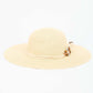 Handcrafted Beaded Straw Sun Hat