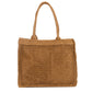 Embroidered "Here Comes The Sun"Crochet Beach Bag