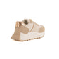Fabric PU Mix Chunky Sole Trainers