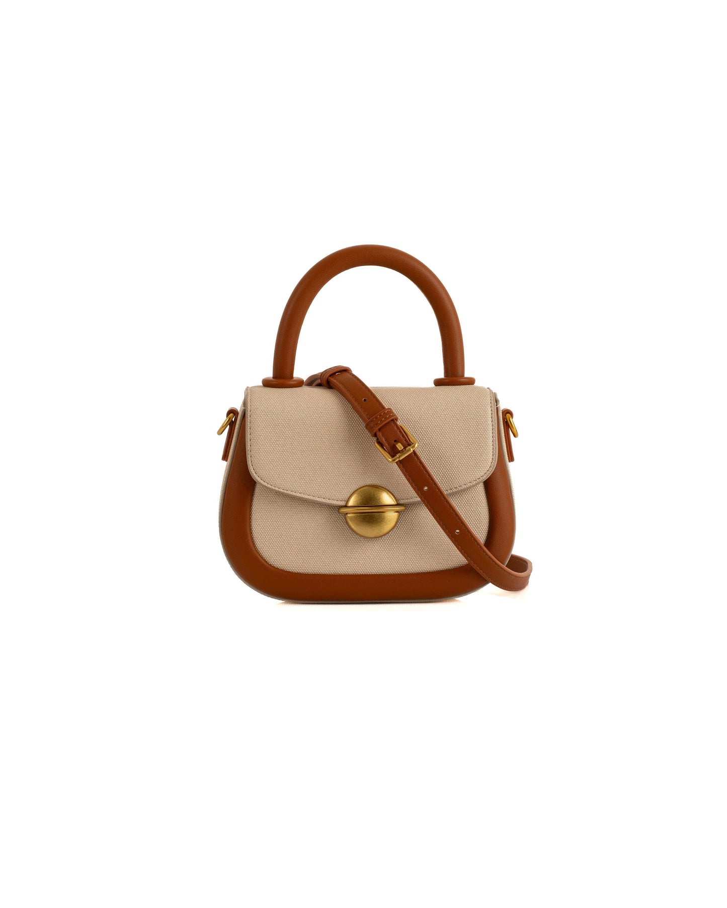 Bi-Tone Elegant Magnetic Handbag