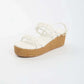 Braided Strap Platform Sandals