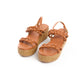 Braided Strap Platform Sandals