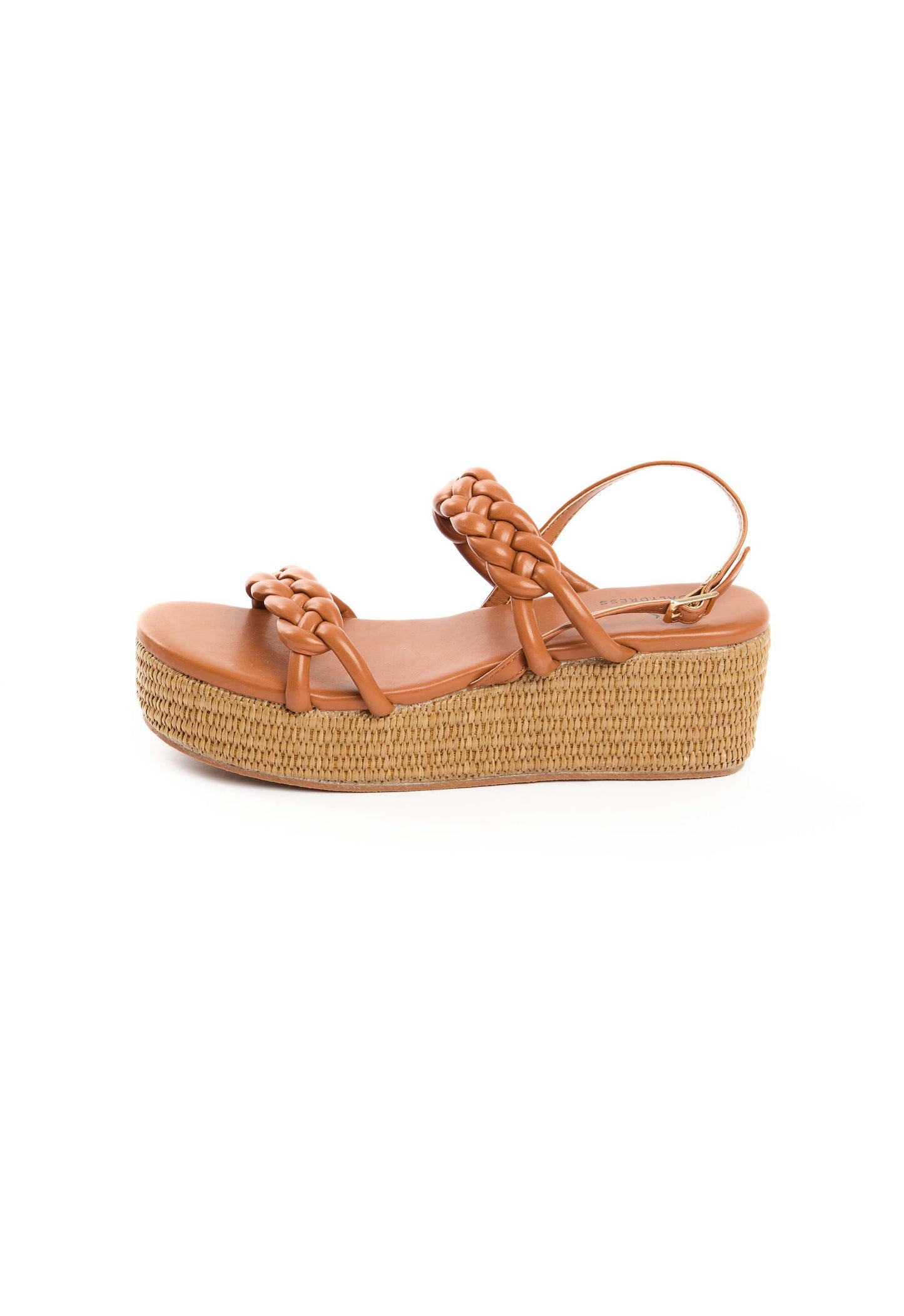 Braided Strap Platform Sandals