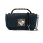 Silver Beads Handle Crossbody Bag