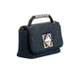 Silver Beads Handle Crossbody Bag
