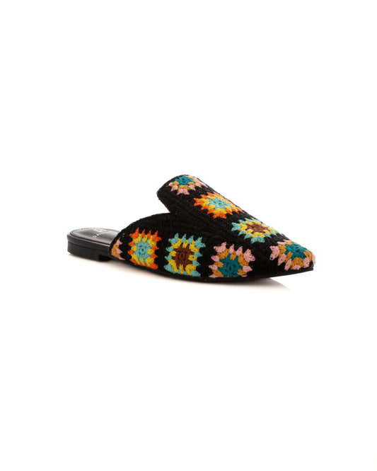 Crochet Slip-On Mule Design