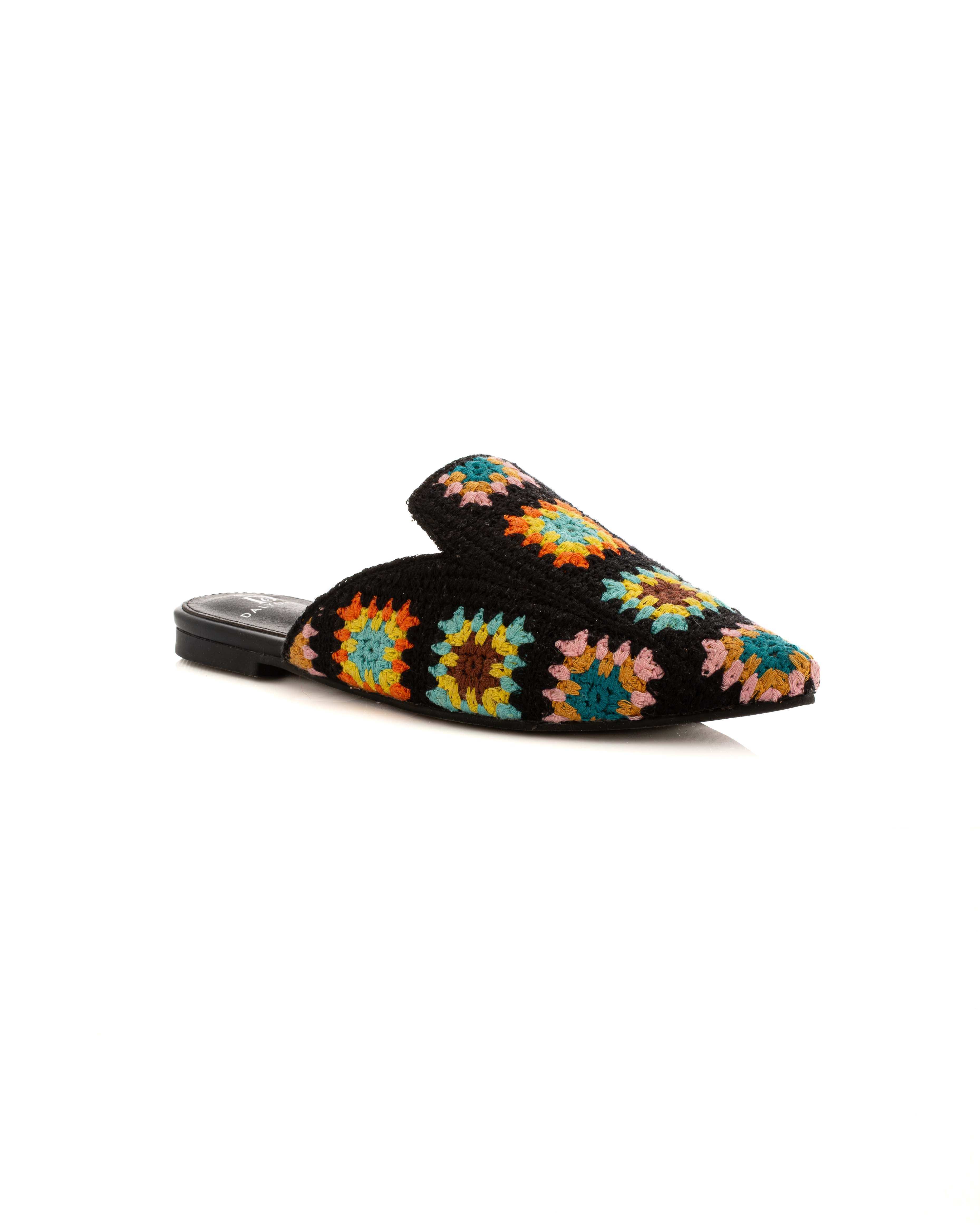 Crochet Slip-On Mule Design