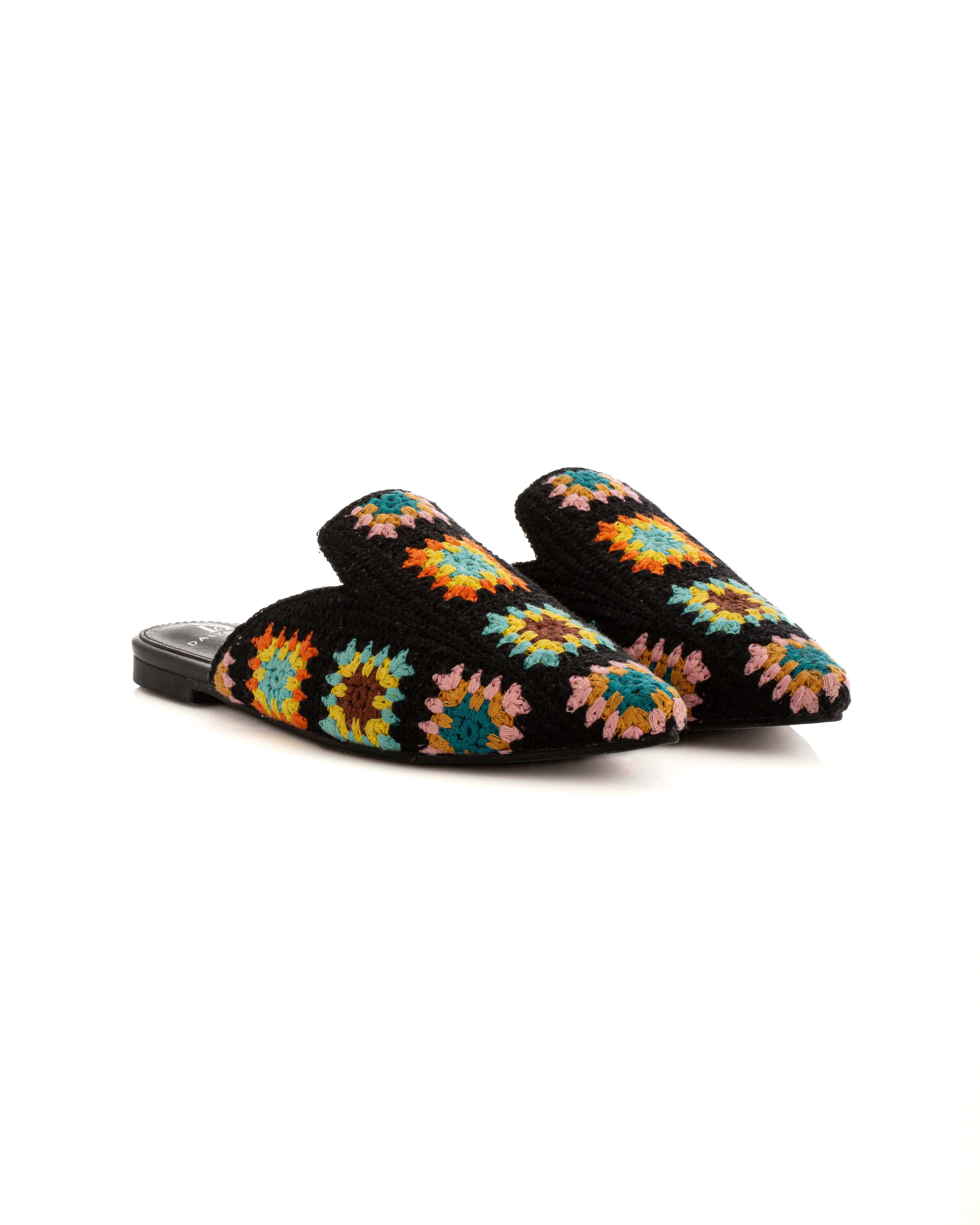 Crochet Slip-On Mule Design