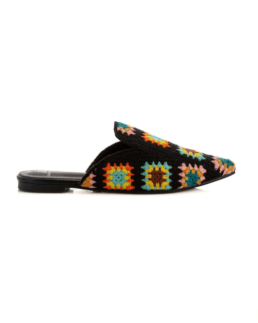Crochet Slip-On Mule Design