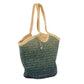 Colorful Woven Straw Tote Bag
