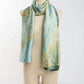 Patterned Satin Scarf with Elegant Finish