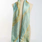 Patterned Satin Scarf with Elegant Finish