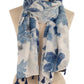 Floral Printed Tassel Scarf Design