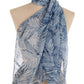 Palm Leaf Tassel Detail Scarf