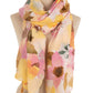 Watercolor Floral Tassel Detail Scarf