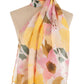 Watercolor Floral Tassel Detail Scarf
