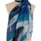 Scarf with Golden Dotted Design