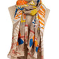 Floral and Geometric Pattern Scarf