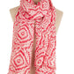 Patterned Casual Scarf with Bold Accents