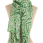 Chic Spiral Pattern Scarf with Natural Shades