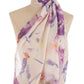 Watercolor Floral Patterned Scarf