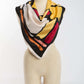 Abstract Multicolor Square Scarf