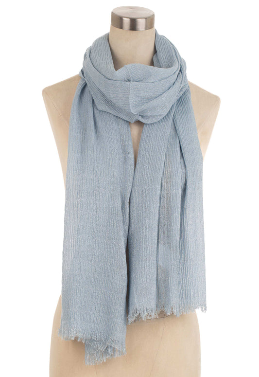 Textured Soft Tone Long Scarf