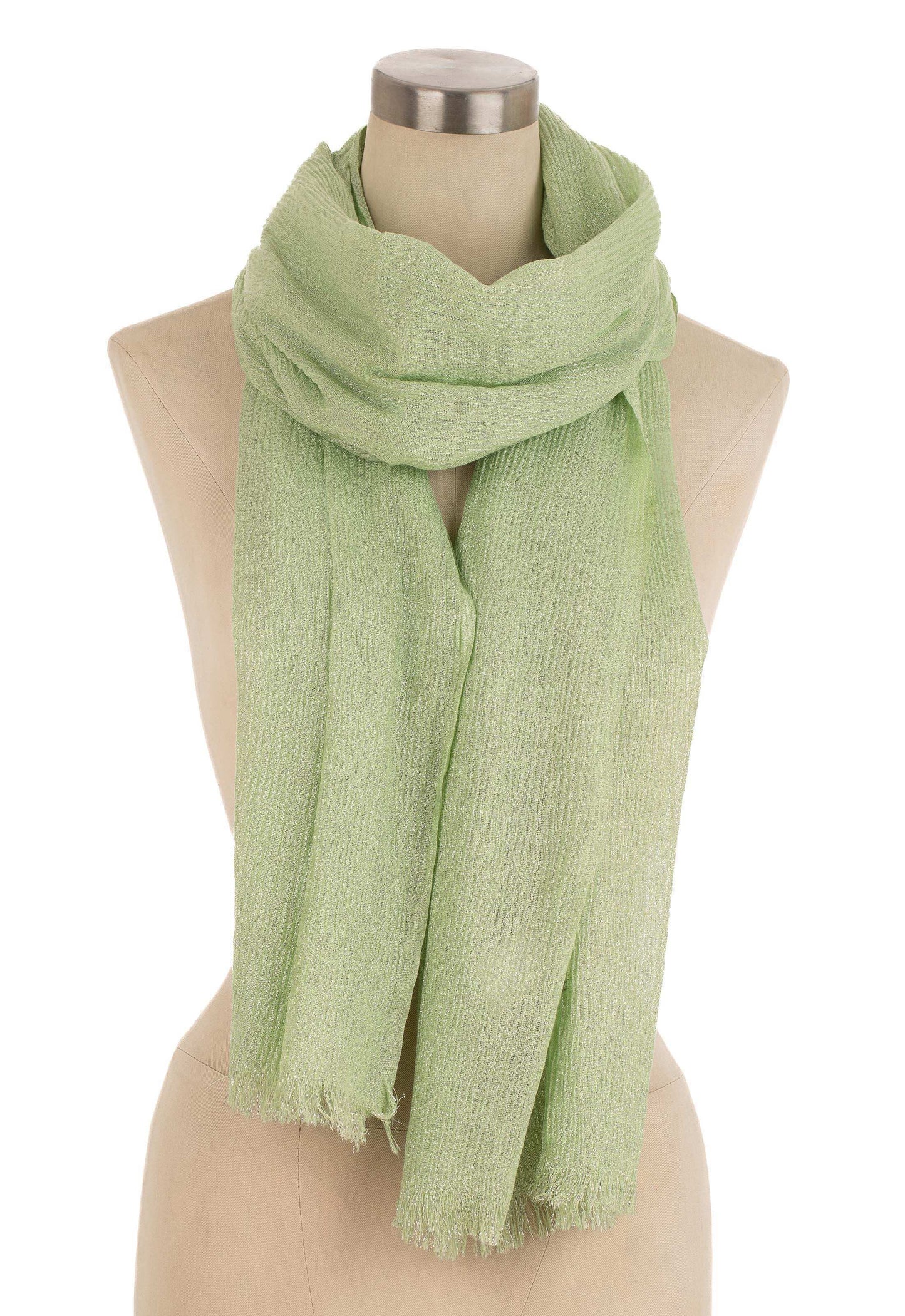 Textured Fresh Tone Long Scarf