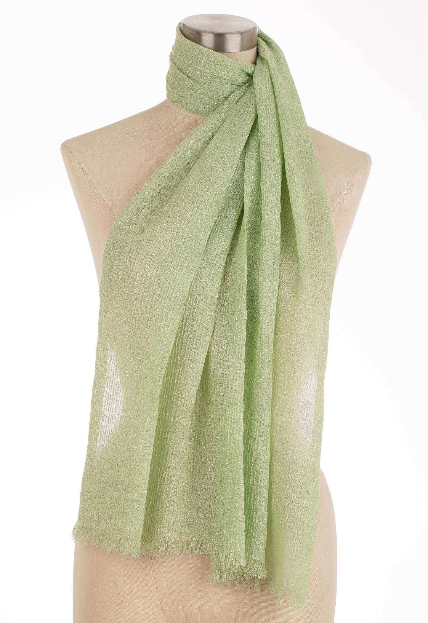 Textured Fresh Tone Long Scarf