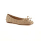 Crystal Embellished Ballet Flat Shoes