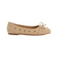 Crystal Embellished Ballet Flat Shoes