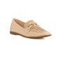 Woven Buckle Casual Loafers