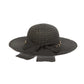 Bow Accent Wide Brim Hat