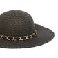 Bow Accent Wide Brim Hat