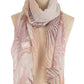 Palm Print Scarf in Soft Hues