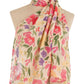 Blossom Garden Pattern Tassel Scarf