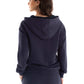 Stitched Colorful Sequins Zip-Up Hoodie