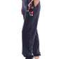 Cotton Sweatpants with Colorful Shiny Sequins