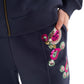 Cotton Sweatpants with Colorful Shiny Sequins