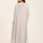 Shiny Sequins Shoulders Loose Kaftan