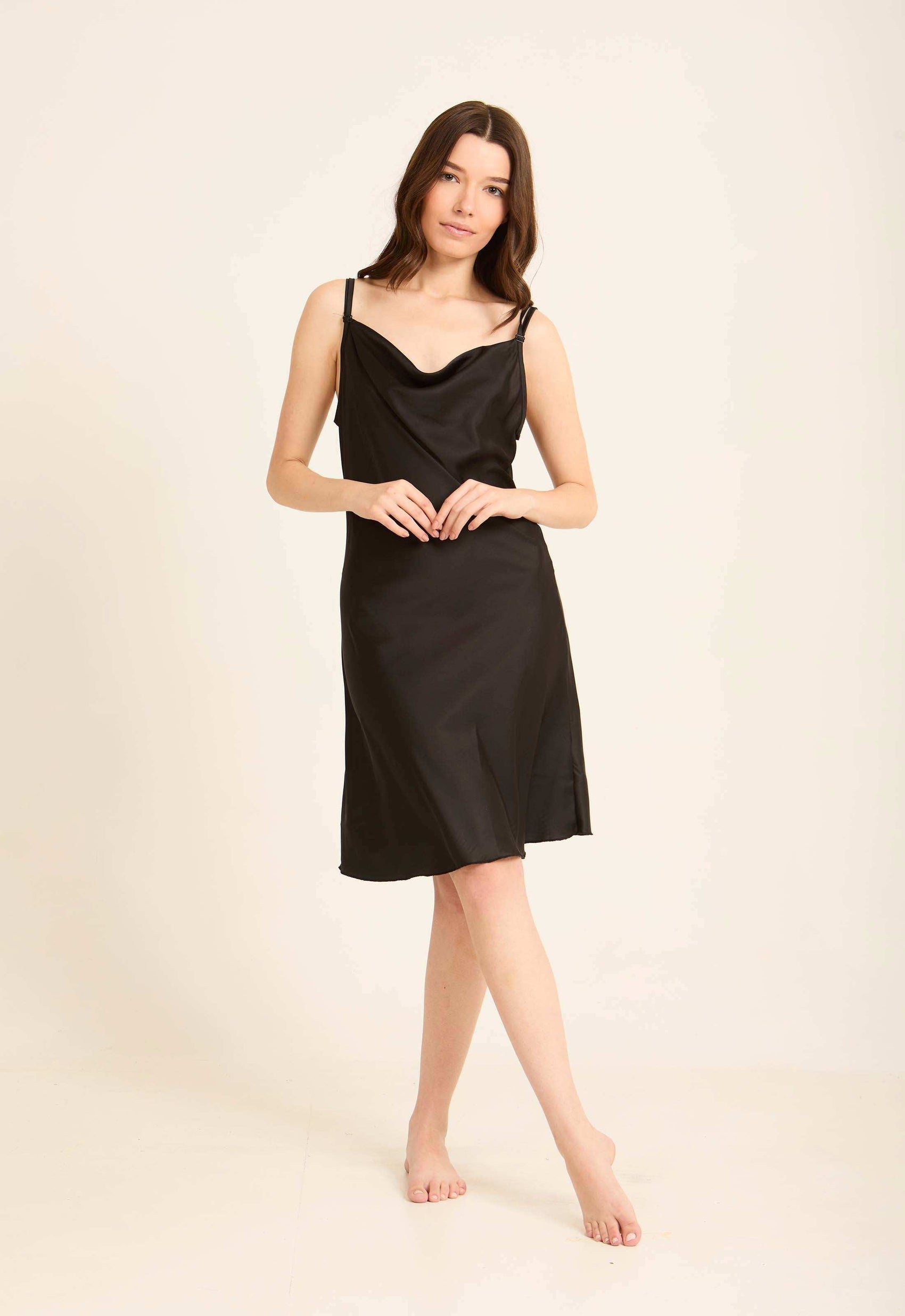 Women Nightgown Black