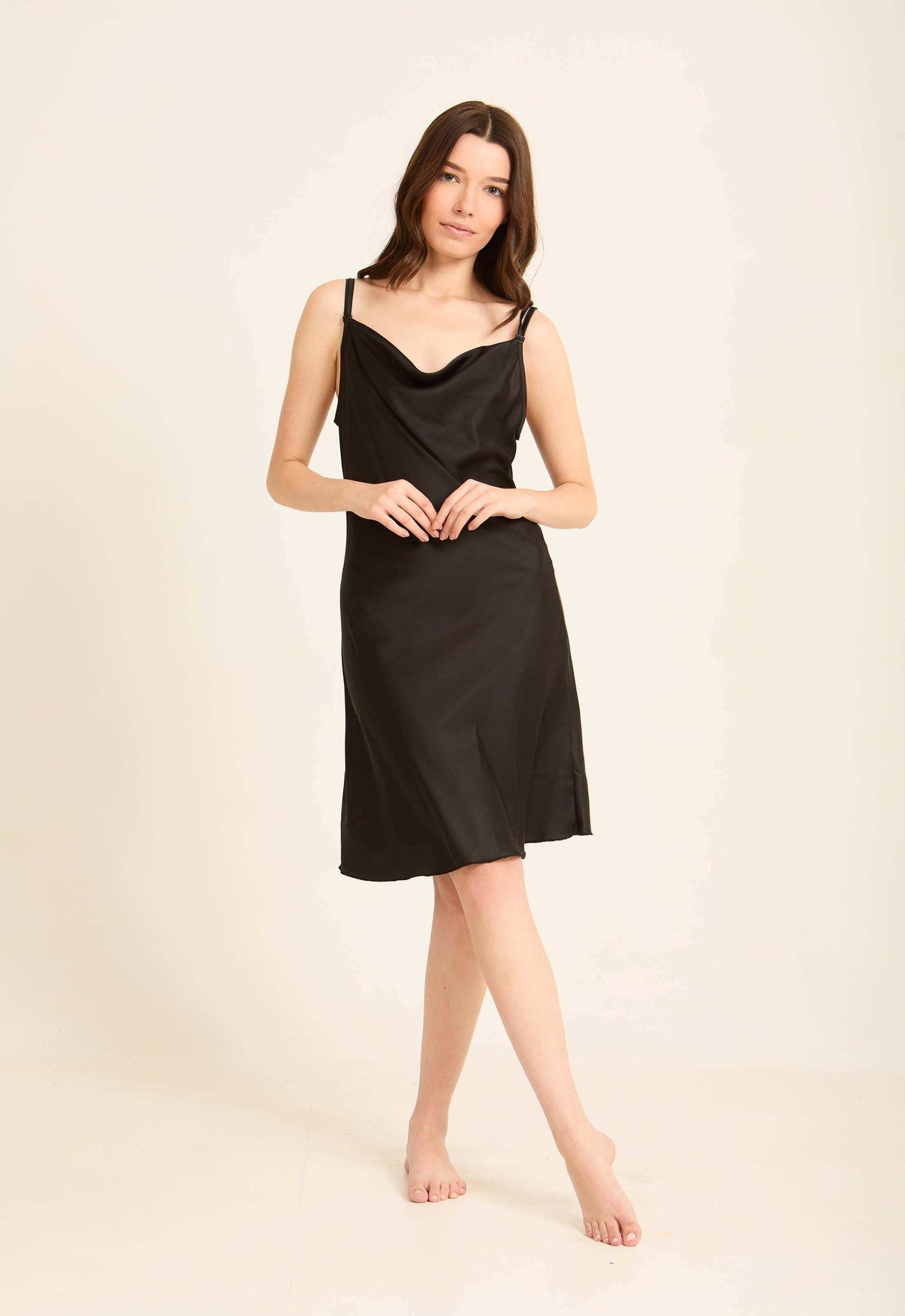 Women Nightgown Black
