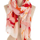 Tassel Edge Floral Pattern Scarf