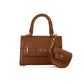 Crocodile Handbag with Hanged Coin Purse
