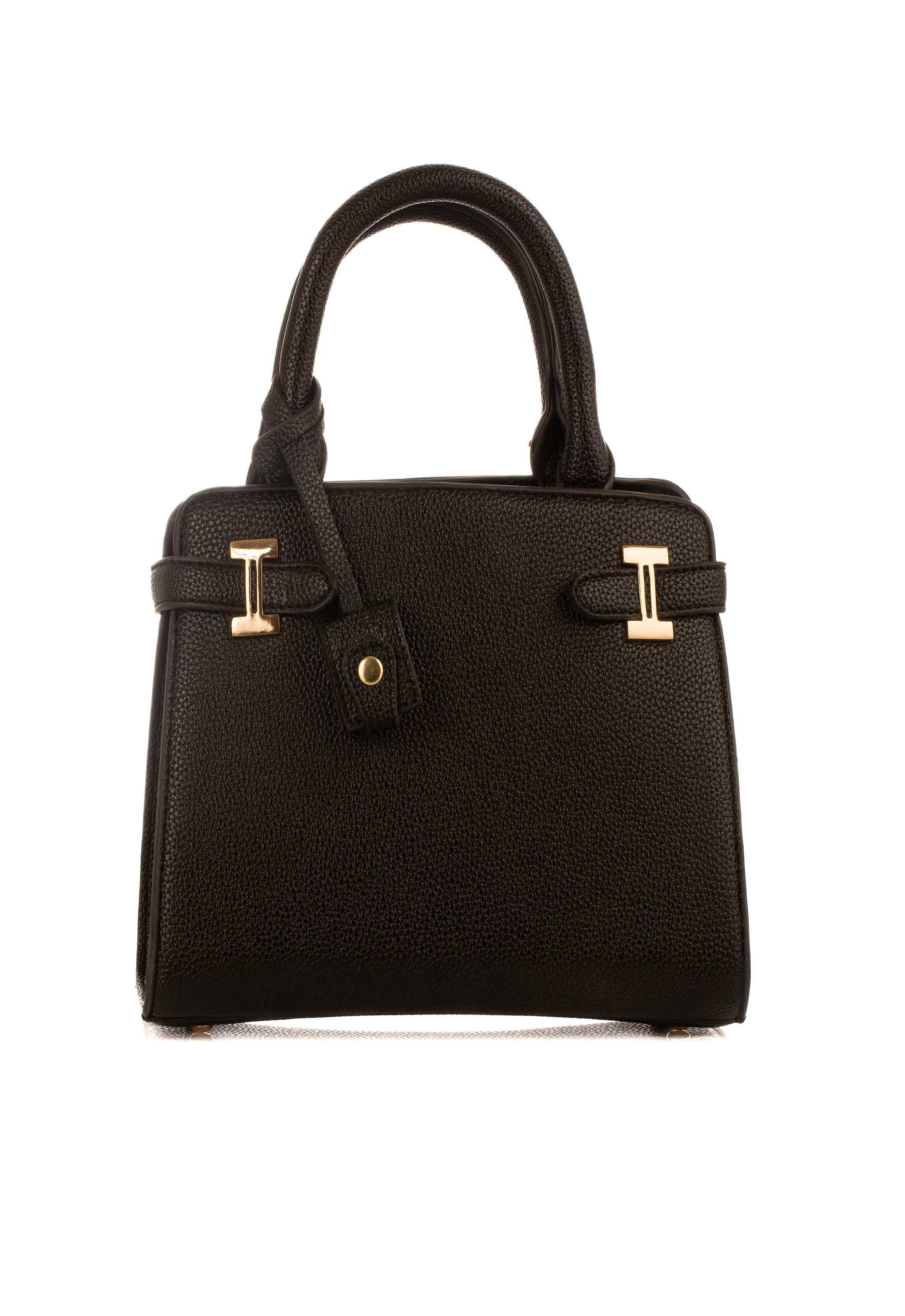 حقيبة يد جلدية أنيقة بسحاب أنيق