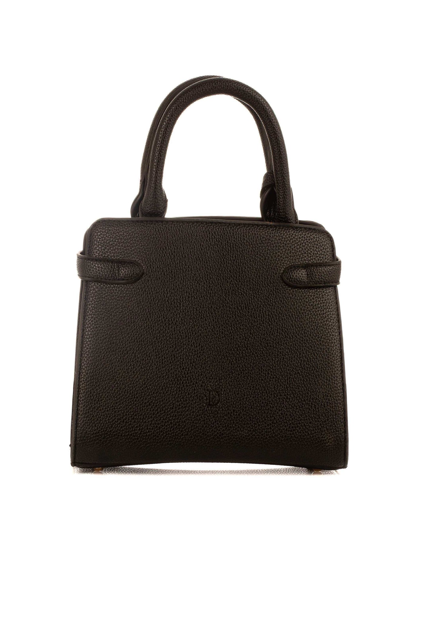 Textured Leather Classy Zipped Handbag